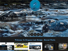 Tablet Screenshot of dragonslairdesign.com